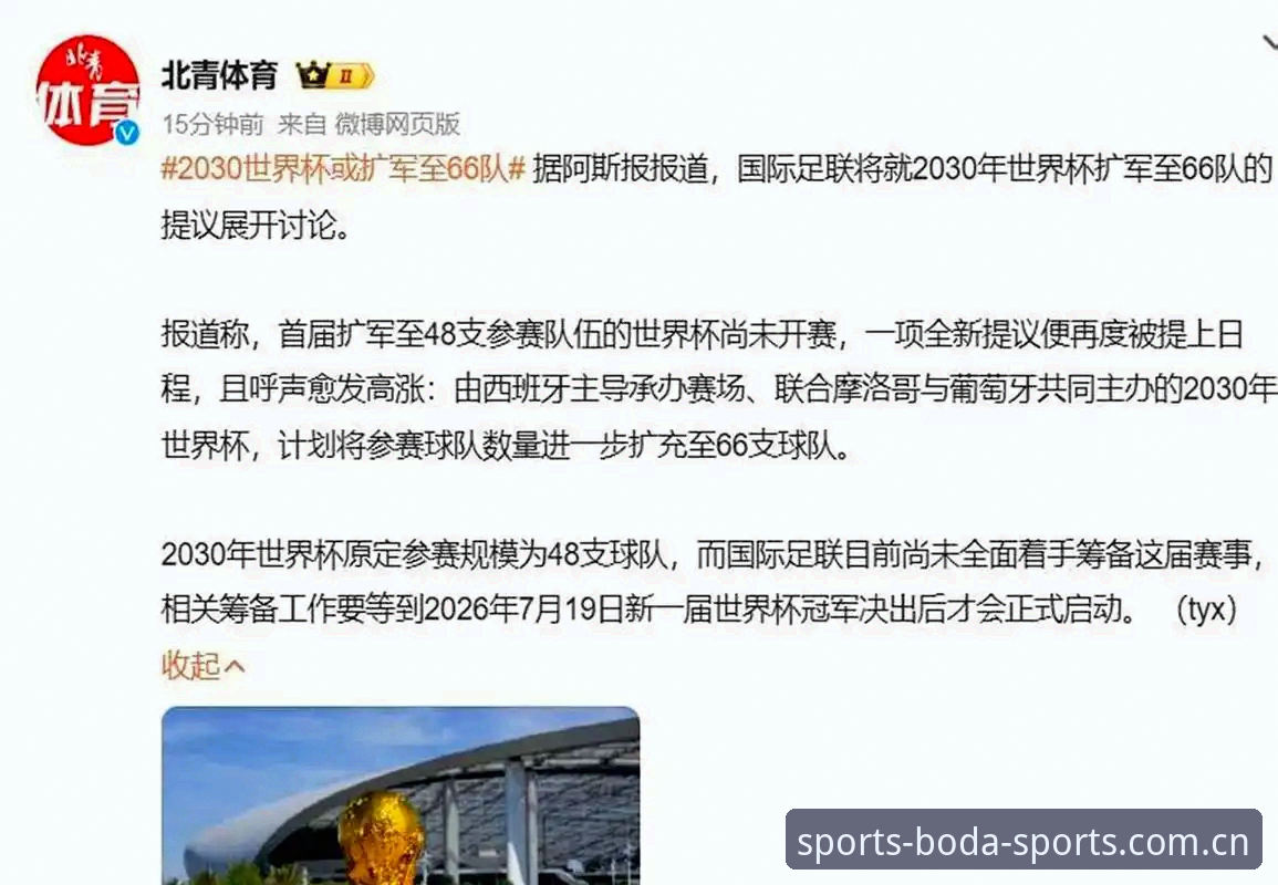 世界杯扩军至66队操作教程：从半岛体育平台视角分析2030年参赛机会